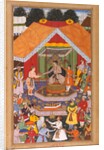 Akbar is entertained by his foster brother Azim Khan at Dipalpur by Anonymous