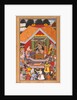 Akbar is entertained by his foster brother Azim Khan at Dipalpur by Anonymous