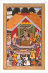 Akbar is entertained by his foster brother Azim Khan at Dipalpur by Anonymous