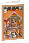 Akbar is entertained by his foster brother Azim Khan at Dipalpur by Anonymous