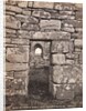 Doorway and window of Teampull Molaise by R Welch