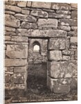 Doorway and window of Teampull Molaise by R Welch