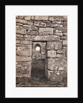 Doorway and window of Teampull Molaise by R Welch
