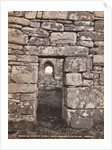 Doorway and window of Teampull Molaise by R Welch