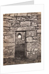 Doorway and window of Teampull Molaise by R Welch