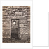 Doorway and window of Teampull Molaise by R Welch