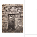 Doorway and window of Teampull Molaise by R Welch