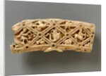 Head of tau-cross carved with Zodiac motives by Unknown