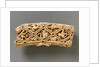 Head of tau-cross carved with Zodiac motives by Unknown