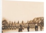 A march past of the First Life Guards at the unveiling ceremony of the Queen Victoria Memorial by Benjamin Stone