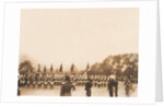 A march past of the First Life Guards at the unveiling ceremony of the Queen Victoria Memorial by Benjamin Stone