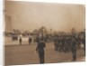 A march past by Yeoman Warders at the unveiling ceremony of the Queen Victoria Memorial by Benjamin Stone