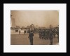 A march past by Yeoman Warders at the unveiling ceremony of the Queen Victoria Memorial by Benjamin Stone