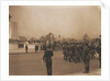 A march past by Yeoman Warders at the unveiling ceremony of the Queen Victoria Memorial by Benjamin Stone