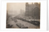 Procession of King Edward VII past Westminster Cathedral to his first State Opening of Parliament by S J Beckett