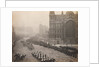 Procession of King Edward VII past Westminster Cathedral to his first State Opening of Parliament by S J Beckett