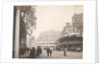 Street scene with coronation stands and street decorations in Westminster erected for the Coronation of King Edward VII by Benjamin Stone