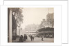 Street scene with coronation stands and street decorations in Westminster erected for the Coronation of King Edward VII by Benjamin Stone