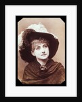 Maude Branscombe wearing a feather-plumed hat by Elliott & Fry