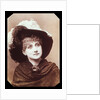 Maude Branscombe wearing a feather-plumed hat by Elliott & Fry