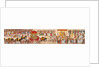 Scroll painting depicting Krishnaraja Wadiyar and Raja of Mysore leading a religious procession in honour of the god Shiva by Anonymous