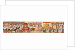 Scroll painting depicting Krishnaraja Wadiyar and Raja of Mysore leading a religious procession in honour of the god Shiva by Anonymous