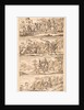 Sketch of scenes by William Kent