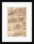 Sketch of scenes by William Kent