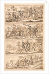 Sketch of scenes by William Kent