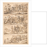 Sketch of scenes by William Kent