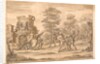 Prince Arthur slays the Giant Orgoglio and releases the Redcross knight by William Kent