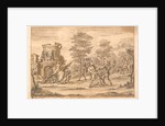 Prince Arthur slays the Giant Orgoglio and releases the Redcross knight by William Kent