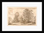 The Redcross knight and Duessa retire under two enchanted trees by William Kent