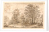 The Redcross knight and Duessa retire under two enchanted trees by William Kent