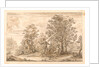 The Redcross knight and Duessa retire under two enchanted trees by William Kent