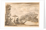 Guyon leaves the Palmer and crosses the Idle Lake with Phedria by William Kent