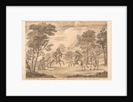 The Redcross knight engageth and vanquisheth Sans-Foy the Sarazin by William Kent