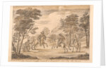 The Redcross knight engageth and vanquisheth Sans-Foy the Sarazin by William Kent