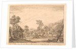 Una's escape from the Old Womans House with her Lyon, after his killing Kirkrapine by William Kent