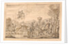 Guyon gives the child to Old Palmer, a nymph of Diana's chang'd into a fountain by William Kent