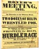 Poster of Dover's meeting advertising details of its festival by Anonymous