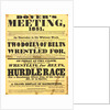 Poster of Dover's meeting advertising details of its festival by Anonymous