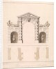 Design of the Gateway in to the Great Court at the Horse Guards by John Vardy