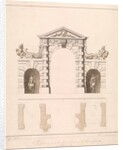 Design of the Gateway in to the Great Court at the Horse Guards by John Vardy