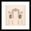 Design of the Gateway in to the Great Court at the Horse Guards by John Vardy