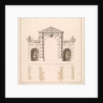 Design of the Gateway in to the Great Court at the Horse Guards by John Vardy