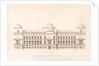 Elevation of the river front in the scheme to rebuild the Houses of Parliament by William Kent