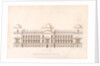 Elevation of the river front in the scheme to rebuild the Houses of Parliament by William Kent