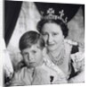 The Queen Mother and Prince Charles at the Coronation by Cecil Beaton