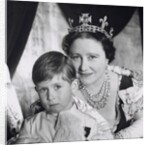 The Queen Mother and Prince Charles at the Coronation by Cecil Beaton